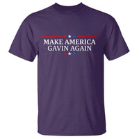 Make America Gavin Again T Shirt Gavin Newsom Support Stars And Stripes - Wonder Print Shop