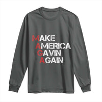 Make America Gavin Again Long Sleeve Shirt Gavin Newsom Support - Wonder Print Shop