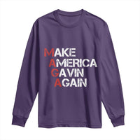 Make America Gavin Again Long Sleeve Shirt Gavin Newsom Support - Wonder Print Shop
