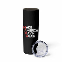 Make America Gavin Again Skinny Tumbler Gavin Newsom Support - Wonder Print Shop