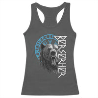 Viking Berserker Bear Warrior Odin Runes Nordic Compass Racerback Tank Top - Wonder Print Shop