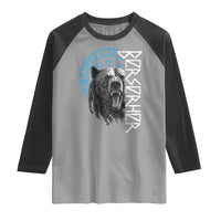 Viking Berserker Bear Warrior Odin Runes Nordic Compass Raglan Shirt - Wonder Print Shop