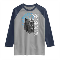 Viking Berserker Bear Warrior Odin Runes Nordic Compass Raglan Shirt - Wonder Print Shop
