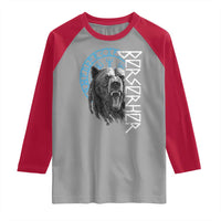 Viking Berserker Bear Warrior Odin Runes Nordic Compass Raglan Shirt - Wonder Print Shop