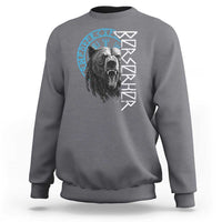 Viking Berserker Bear Warrior Odin Runes Nordic Compass Sweatshirt - Wonder Print Shop