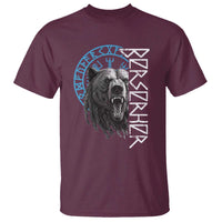 Viking Berserker Bear Warrior Odin Runes Nordic Compass T Shirt - Wonder Print Shop