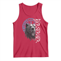 Viking Berserker Bear Warrior Odin Runes Nordic Compass Tank Top - Wonder Print Shop