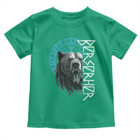 Viking Berserker Bear Warrior Odin Runes Nordic Compass Toddler T Shirt - Wonder Print Shop