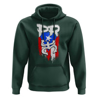 Puerto Rico Flag Hispanic Heritage Month Boricua Taino Coqui Frog Hoodie - Wonder Print Shop