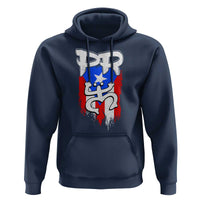 Puerto Rico Flag Hispanic Heritage Month Boricua Taino Coqui Frog Hoodie - Wonder Print Shop