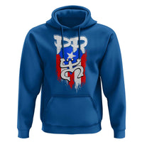 Puerto Rico Flag Hispanic Heritage Month Boricua Taino Coqui Frog Hoodie - Wonder Print Shop