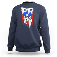 Puerto Rico Flag Hispanic Heritage Month Boricua Taino Coqui Frog Sweatshirt - Wonder Print Shop