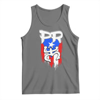 Puerto Rico Flag Hispanic Heritage Month Boricua Taino Coqui Frog Tank Top - Wonder Print Shop