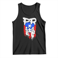 Puerto Rico Flag Hispanic Heritage Month Boricua Taino Coqui Frog Tank Top - Wonder Print Shop