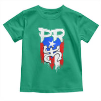 Puerto Rico Flag Hispanic Heritage Month Boricua Taino Coqui Frog Toddler T Shirt - Wonder Print Shop