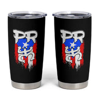 Puerto Rico Flag Hispanic Heritage Month Boricua Taino Coqui Frog Tumbler Cup - Wonder Print Shop
