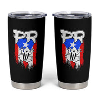 Puerto Rico Flag Hispanic Heritage Month Boricua Coqui Frog Tumbler Cup - Wonder Print Shop