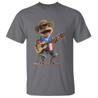 Puerto Rico Coqui Frog Puerto Rican Flag Taino Boricua Guitar T Shirt - Wonder Print Shop