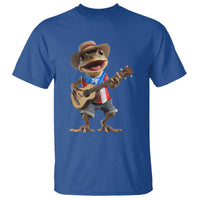 Puerto Rico Coqui Frog Puerto Rican Flag Taino Boricua Guitar T Shirt - Wonder Print Shop