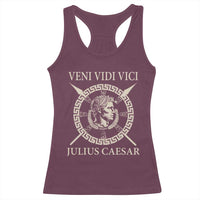 Julius Caesar Racerback Tank Top Veni Vidi Vici Roman History - Wonder Print Shop
