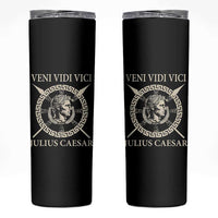 Julius Caesar Skinny Tumbler Veni Vidi Vici Roman History - Wonder Print Shop