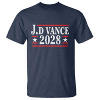 J.D Vance 2028 T Shirt Vintage Striped Star - Wonder Print Shop