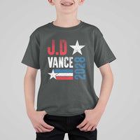 J.D Vance 2028 T Shirt For Kid Vintage US Presidential Election Star - Wonder Print Shop