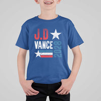 J.D Vance 2028 T Shirt For Kid Vintage US Presidential Election Star - Wonder Print Shop