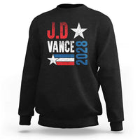 J.D Vance 2028 Sweatshirt Vintage US Presidential Election Star - Wonder Print Shop