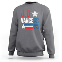 J.D Vance 2028 Sweatshirt Vintage US Presidential Election Star - Wonder Print Shop