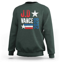 J.D Vance 2028 Sweatshirt Vintage US Presidential Election Star - Wonder Print Shop