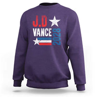 J.D Vance 2028 Sweatshirt Vintage US Presidential Election Star - Wonder Print Shop