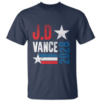 J.D Vance 2028 T Shirt Vintage US Presidential Election Star - Wonder Print Shop