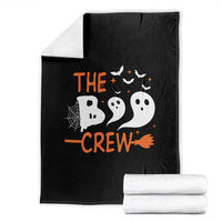 Halloween Throw Blanket The Boo Crew Trick Or Treat Ghost Squad - Wonder Print Shop