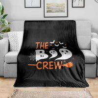 Halloween Throw Blanket The Boo Crew Trick Or Treat Ghost Squad - Wonder Print Shop