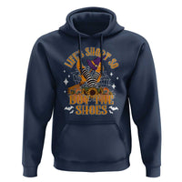 Halloween Witches Hoodie Life's Short So Buy The Shoes Spider Web Fall Season