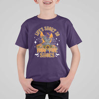Halloween Witches T Shirt For Kid Life's Short So Buy The Shoes Spider Web Fall Season - Wonder Print Shop
