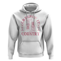 Halloween Cowgirl Hoodie Creepin It Country Cowboy Boots Witch Socks Pentagram