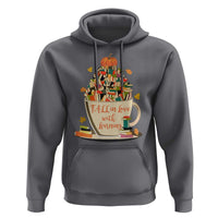 Funny Teacher Hoodie Fall In Love With Learning Autumn Pumpkin Reading Thanksgiving