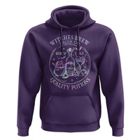 Halloween Witch Drinks Hoodie Witches Brew Drink Co Quality Potions Since 1543