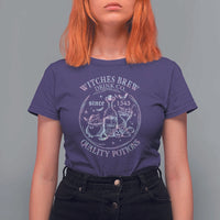 Halloween Witch Drinks T Shirt For Women Witches Brew Drink Co Quality Potions Since 1543 - Wonder Print Shop
