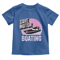Funny Save Motor Boating Toddler T Shirt Breast Cancer Pink Ribbon - Wonder Print Shop