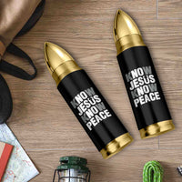 Christian Know Jesus Know Peace Bullet Tumbler Religion God Church Bible - Wonder Print Shop