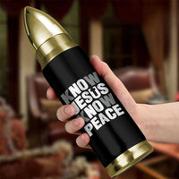 Christian Know Jesus Know Peace Bullet Tumbler Religion God Church Bible - Wonder Print Shop