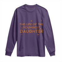Funny The Life Of The Youngest Daughter Long Sleeve Shirt Sparkle Star - Wonder Print Shop