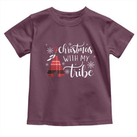 Funny Christmas Native American Toddler T Shirt Christmas With My Tribes