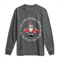 Funny Cajun Louisiana Christmas Long Sleeve Shirt Laissez Les Bons Temps Rouler & Joyeux Merry Christmas Santa Saint Symbol