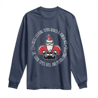 Funny Cajun Louisiana Christmas Long Sleeve Shirt Laissez Les Bons Temps Rouler & Joyeux Merry Christmas Santa Saint Symbol