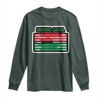 Nguzo Saba The 7 Principles Of Kwanzaa Long Sleeve Shirt