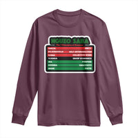 Nguzo Saba The 7 Principles Of Kwanzaa Long Sleeve Shirt